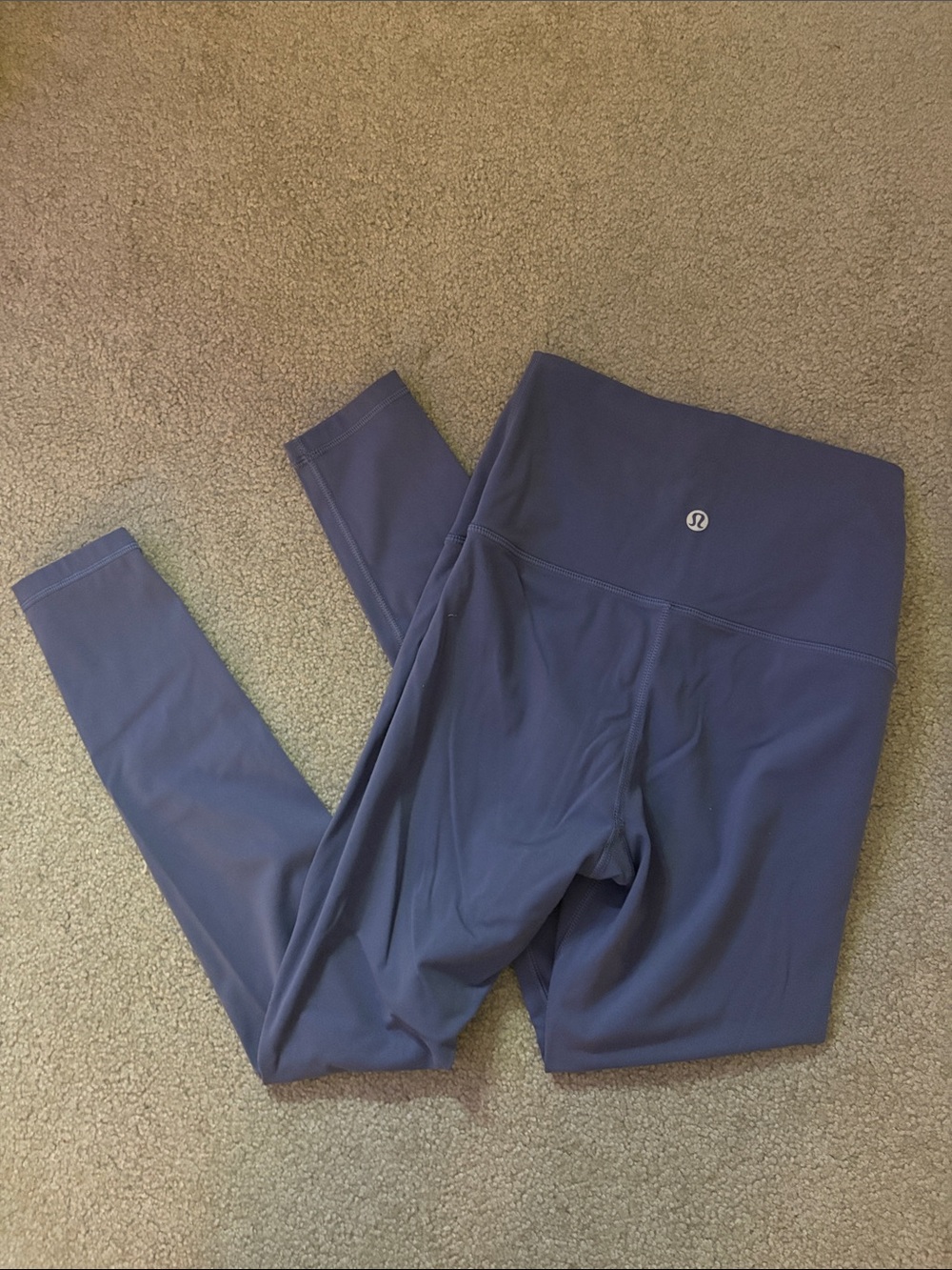 Lululemon High-Rise Leggings in Deep Blue
